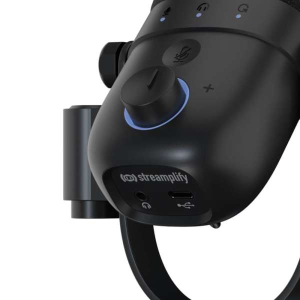 Streamplify MIC VOX Microphone + asztali tartó Black