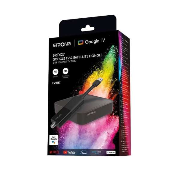 Strong SRT427 Google TV okosító műholdvevővel