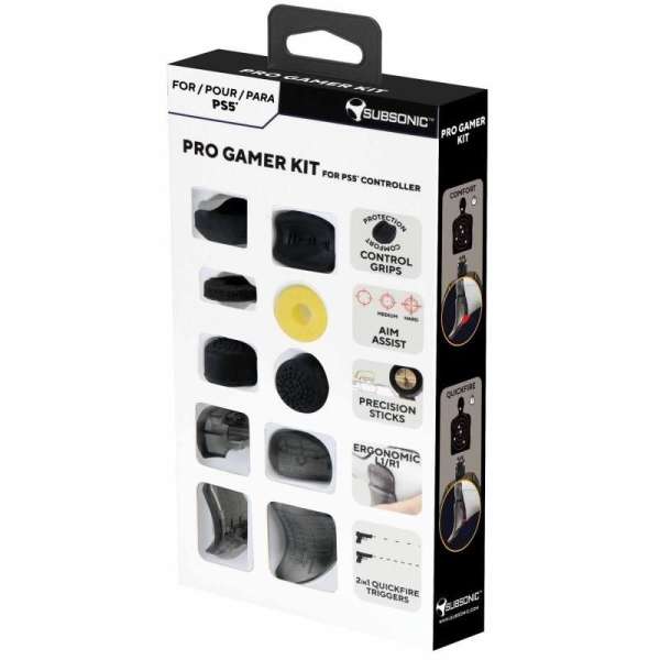 Subsonic Pro Gamer Kit for PS5 Controller