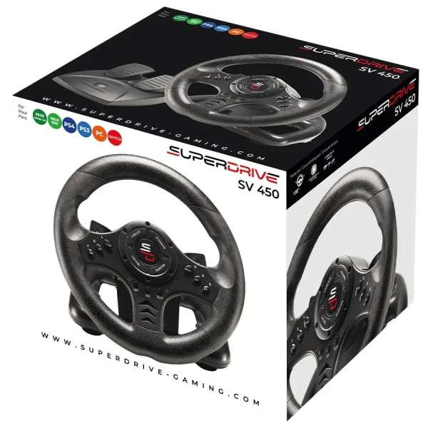 Subsonic Superdrive SV 450 Steering Wheel Black