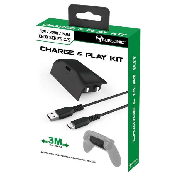 Subsonic Xbox Controller Battery Xbox Series X/S Black