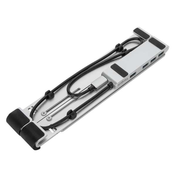 Targus Hordozható állvány beépített USB-A elosztóval Silver