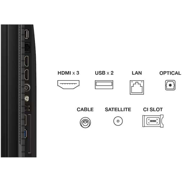 TCL 43" 43P7K QLED Smart