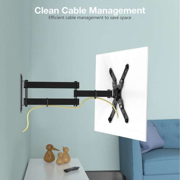 TECHLY 23-55" Universal LCD TV Wall Mount Bracket Black