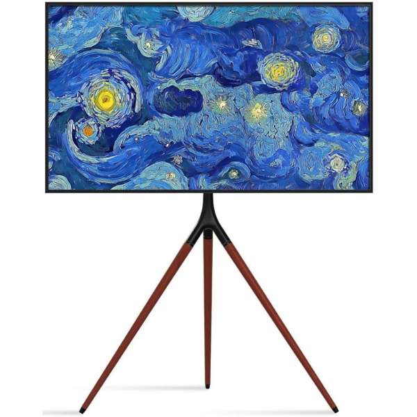 TECHLY 45"-65" Tripod Floor Stand for LCD / LED / Plasma TV Brown/Black