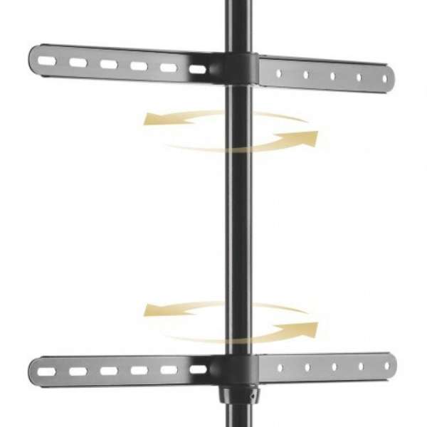TECHLY 45"-65" Tripod Floor Stand for LCD / LED / Plasma TV Brown/Black