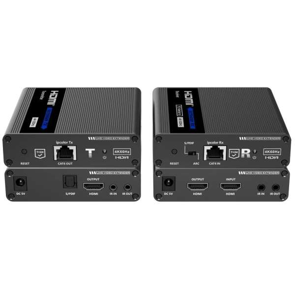 TECHLY Extender Amplifier 4K HDMI up to 70m on Cat.6/6A/7 Cable one to one connection