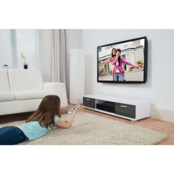TECHLY Fixed Slim Wall Mount LED TV LCD 23-55" Black