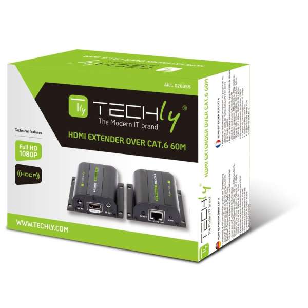 TECHLY IDATA EXT-E70 HDMI Extender