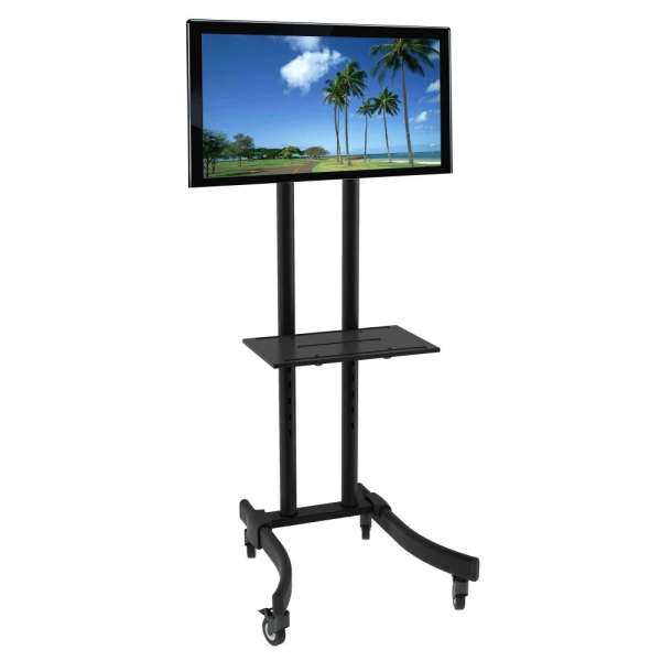 TECHLY Mobile TV Stand/Trolley for LED/LCD 32-70" with shelf