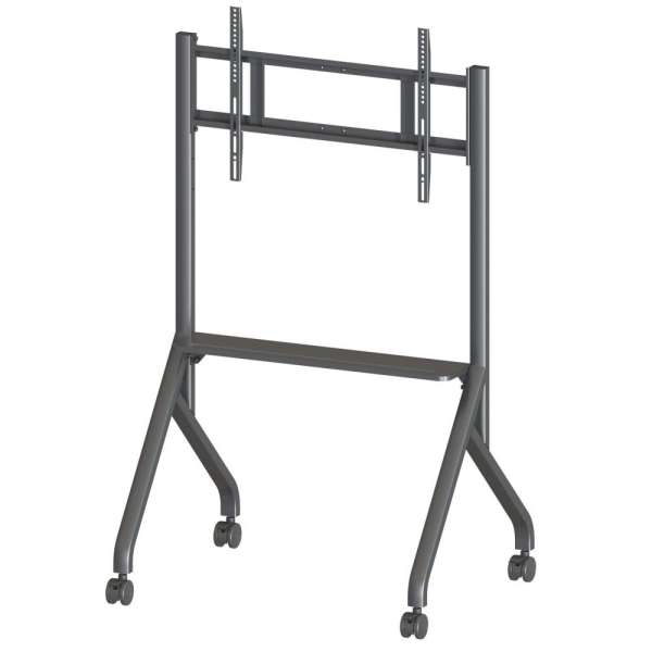 TECHLY Multifunction Mobile Floor Stand for 65-100" LCD/LED/Plasma TVs Black
