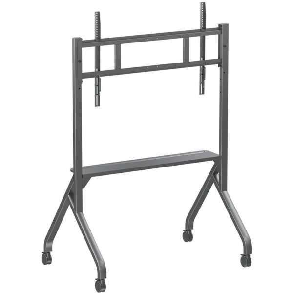 TECHLY Multifunction Mobile Floor Stand for 65-100" LCD/LED/Plasma TVs Black
