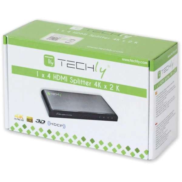TECHLY Splitter HDMI 4 way 4K*2K