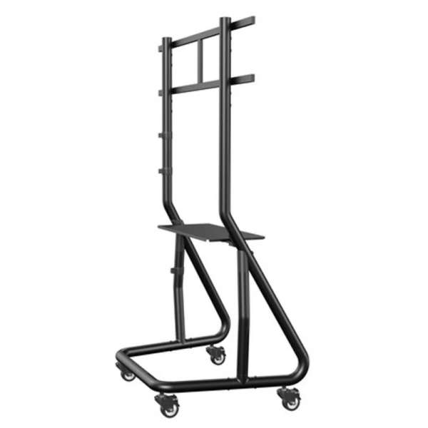 TECHLY Trolley Floor Support for TV from 60" to 105" Black