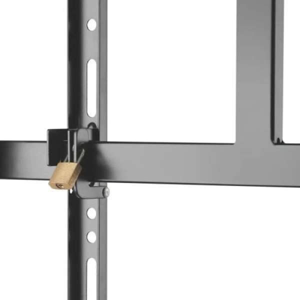 TECHLY Trolley Floor Support for TV from 60" to 105" Black