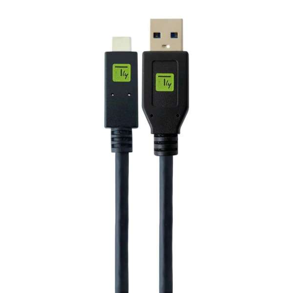 TECHLY USB 3.1 A Male / USB-C Male Cable 2m Black