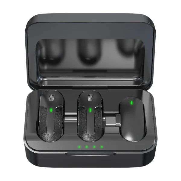 Technaxx TX-301 Wireless Lavalier Microphones Black