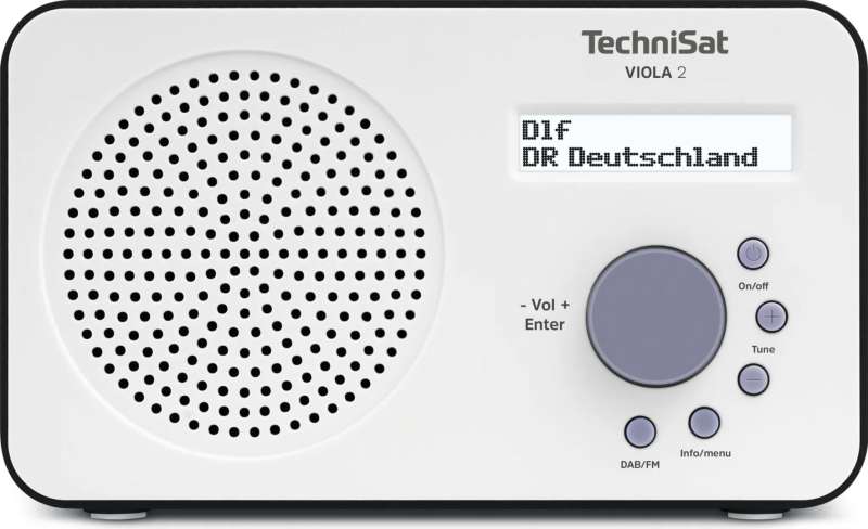 Technisat Viola 2 Portable DAB+/FM Radio White/Black