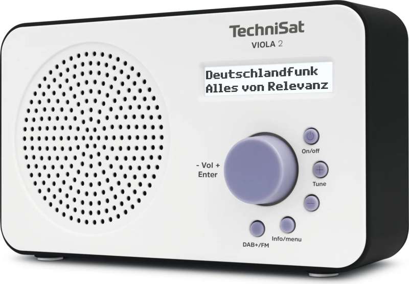 Technisat Viola 2 Portable DAB+/FM Radio White/Black