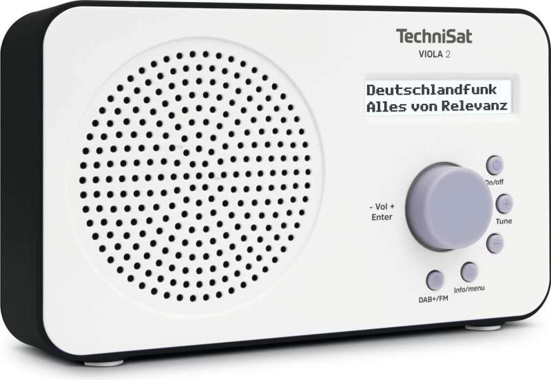 Technisat Viola 2 Portable DAB+/FM Radio White/Black