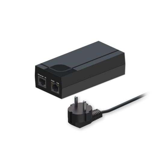 Teltonika EU Single Port Gigabit PoE Injector 15W Black