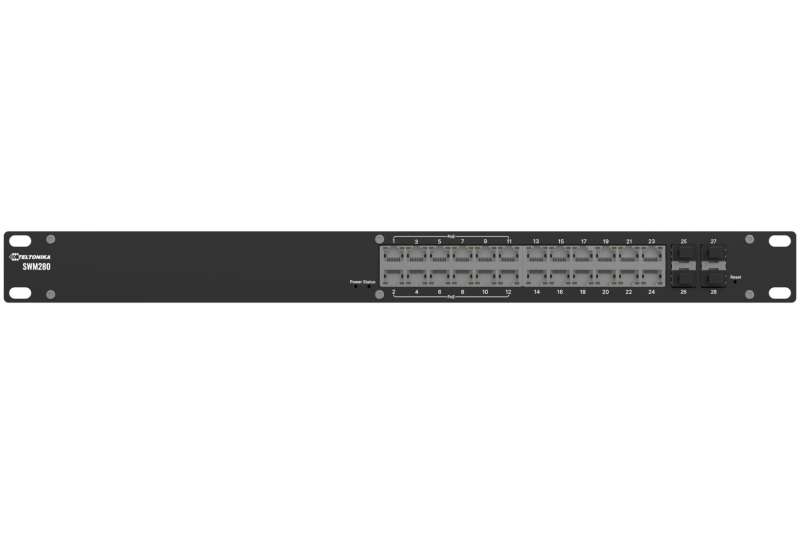 Teltonika SWM280 PoE+ managed switch