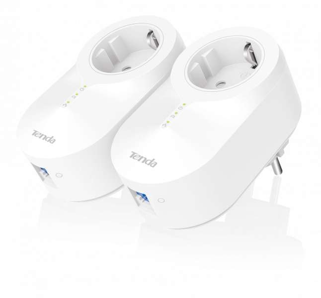 Tenda PH6 AV1000 Gigabit Passthrough Powerline Adapter Kit