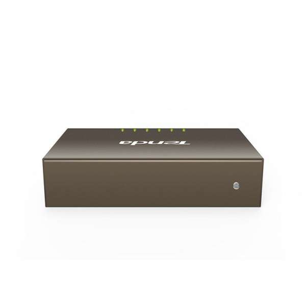 Tenda TEF1005D 5-port 10/100M Ethernet Desktop Switch Desktop & Wall-mounting Design steel case