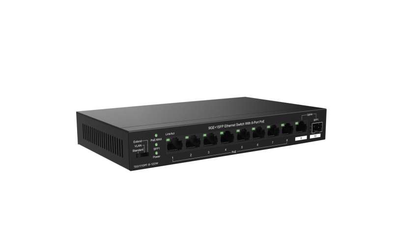 Tenda TEG1110PF-8-120W 9GE+1SFP Ethernet Switch With 8-Port PoE