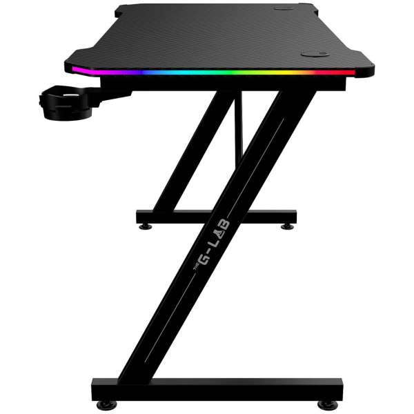 The G-Lab K-Desk-Electron-EX RGB Gaming Desk Black