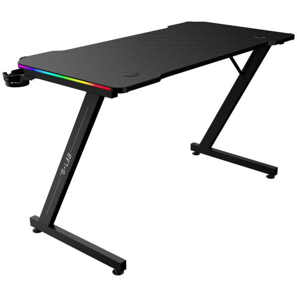 The G-Lab K-Desk-Electron-EX RGB Gaming Desk Black