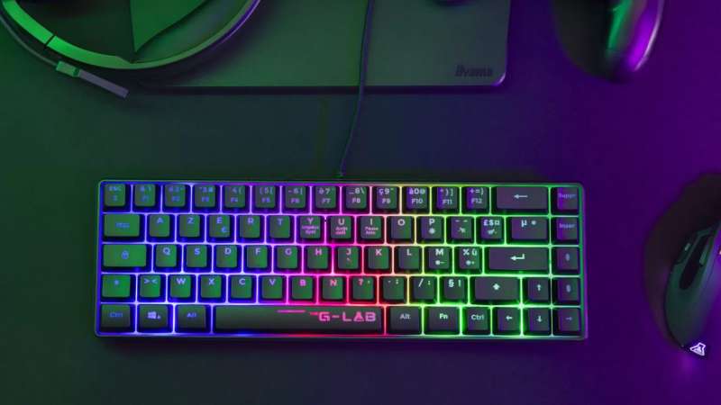 The G-Lab Keyz Hydrogen Keyboard Black HU