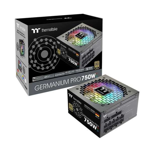 Thermaltake 750W 80+ Gold Germanium Pro RGB