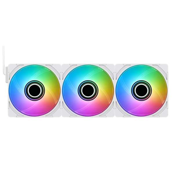 Thermaltake CT120 EX INFINITY ARGB Sync PC Cooling Fan (3-Fan Pack) Snow