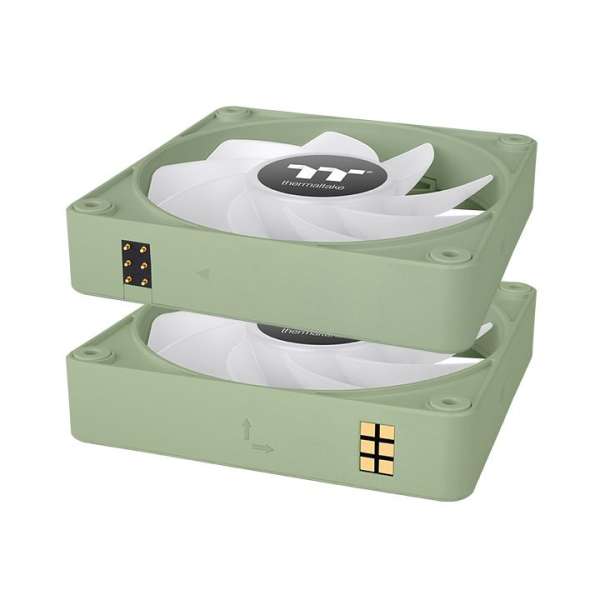 Thermaltake CT120 EX Reverse ARGB Sync PC Cooling Fan Matcha Green (3-Fan Pack)