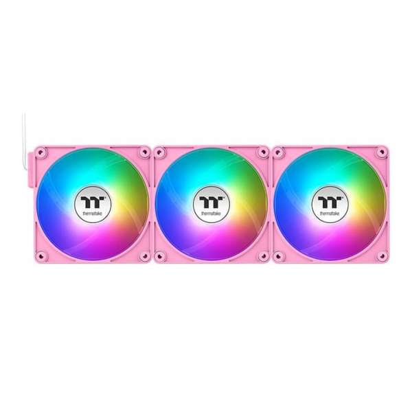 Thermaltake CT140 EX ARGB Sync PC Cooling Fan Pink (3-Fan Pack)