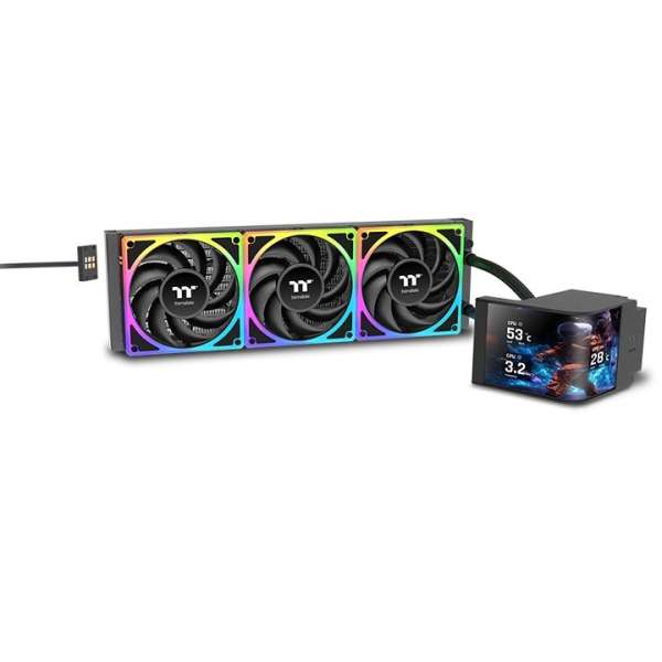 Thermaltake MAGCurve 360 Ultra ARGB Sync AIO Liquid Cooler Black