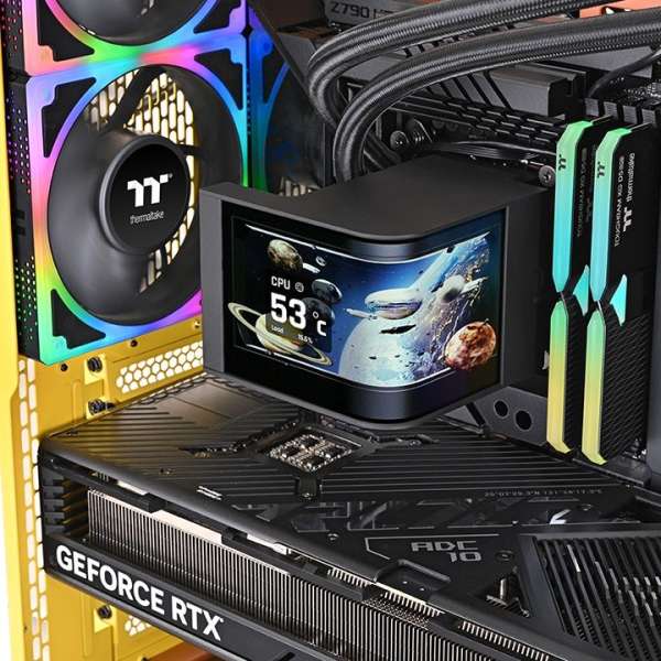 Thermaltake MAGCurve 360 Ultra ARGB Sync AIO Liquid Cooler Black