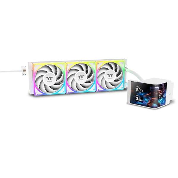 Thermaltake MAGCurve 360 Ultra ARGB Sync AIO Liquid Cooler Snow Edition