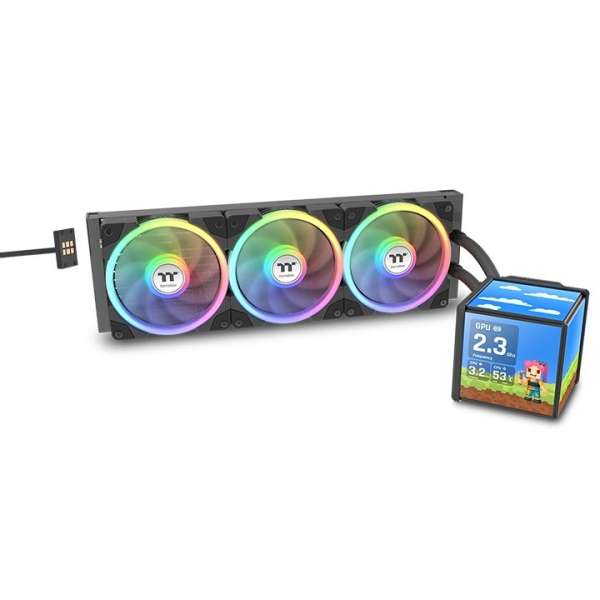Thermaltake MINECUBE 360 Ultra ARGB Sync AIO Liquid Cooler Black