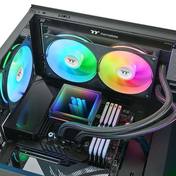 Thermaltake TH240 V3 ARGB Sync AIO Liquid Cooler Black