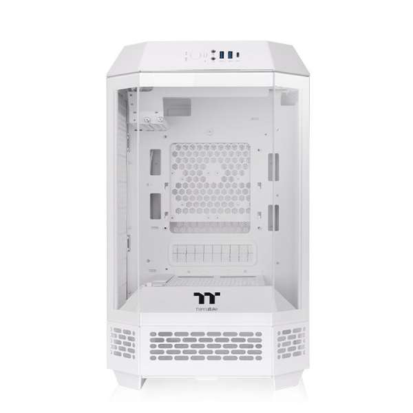 Thermaltake The Tower 250 Mini Tower Chassis Tempered Glass White