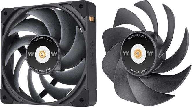 Thermaltake ToughFan EX12 Pro High Static Pressure PC Cooling Fan Swappable Edition (3-Fan Pack)
