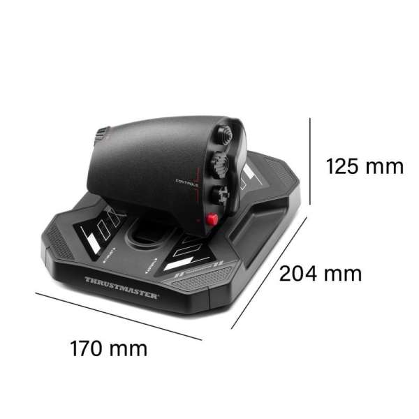 Thrustmaster Sol-R 6 Throttle Flight Throttle Control Black
