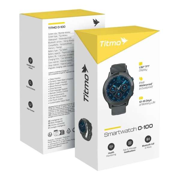 TITMO O-100 Smart Watch Black TITMO O-100 Smart Watch Black