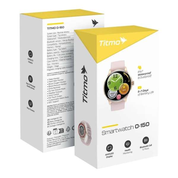 TITMO O-150 Smart Watch Black TITMO O-150 Smart Watch Black