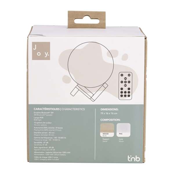 TnB Enceinte Bluetooth Lumineuse design MOON