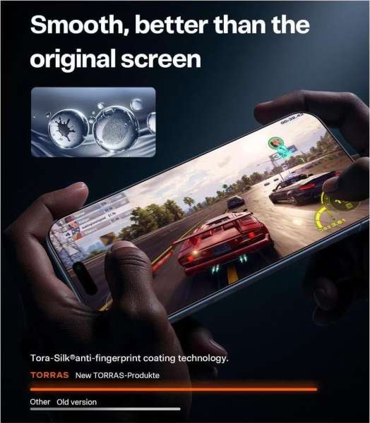 Torras GlassGo Install Master Screen Protector for iPhone 17 Air Clear