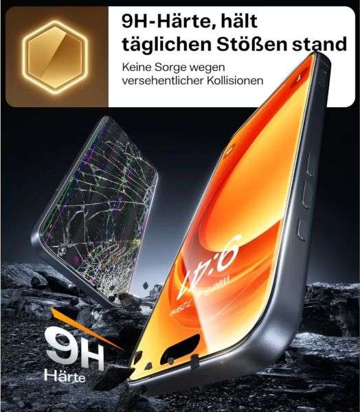 Torras GlassGo Install Master Screen Protector for iPhone 17 Pro Max Clear
