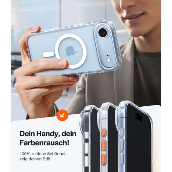 Torras Guardian Magnetic case for iPhone 17 Air Clear